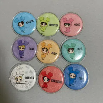 twice 캔뱃지 9개 세트