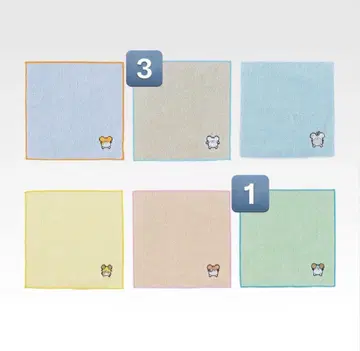 꼬마햄찌 제일복권 J상 핸드 타월 리본쨩 카부루군