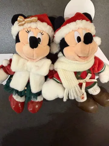 미키 미니 디즈니 인형 배지 세트 2025 크리스마스