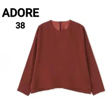 ADORE 아도어 스트레치 라이트 블라우스 브라운