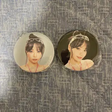 LE SSERAFIM 채원 가챠 캔뱃지 2개 세트