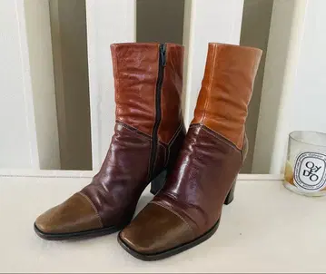 [ SARTORE ] 사토레 스퀘어토 가죽 부츠