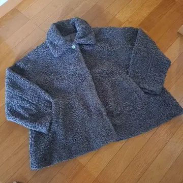 그레이 보아 자켓 [ 미사용 ]