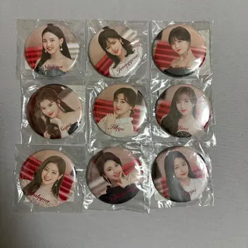 TWICE 캔뱃지 9개 세트