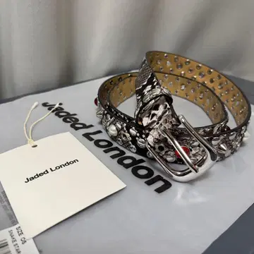 JADED LONDON 스네이크 패턴 벨트