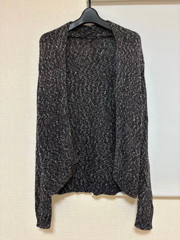 띠어리 니트 가디건 블랙 계열 긴팔