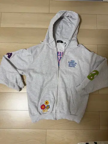 XLARGE 그레이 후드티