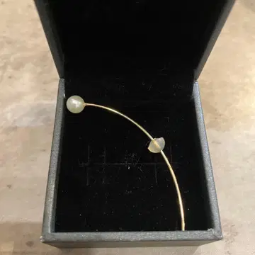 히로타카 한쪽 귀용 귀걸이 골드 펄