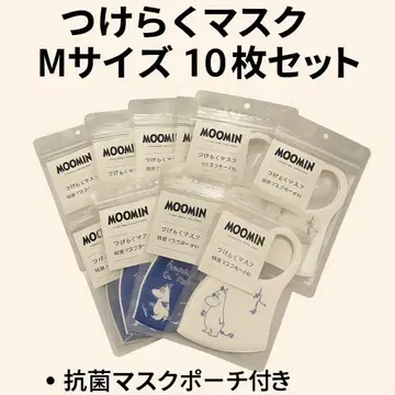 MOOMIN 착용 마스크 M 사이즈 10개 세트
