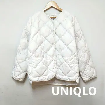 유니클로 퍼프 테크 릴랙스 자켓 내추럴 XS