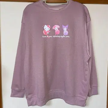 새상품 산리오 키티 마이멜로디 쿠로미 여성용 트레이닝복 긴팔 LL