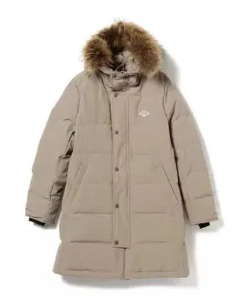 단톤 롱 기장 타서 다운 자켓 코트