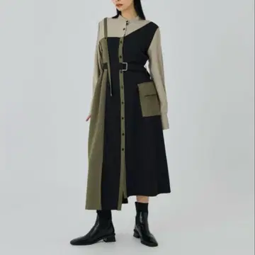 UNITED TOKYO 비저리 콤비 원피스 사이즈 1