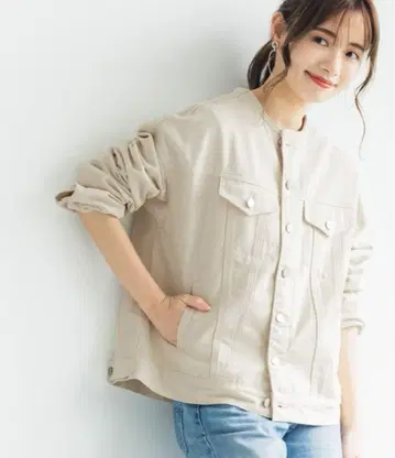 [ coca ] 셋업 노카라 자켓 팬츠