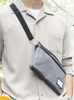 새상품 mm (그레이) 빅 폴리캔 캐주얼 사코슈 (숄더백)