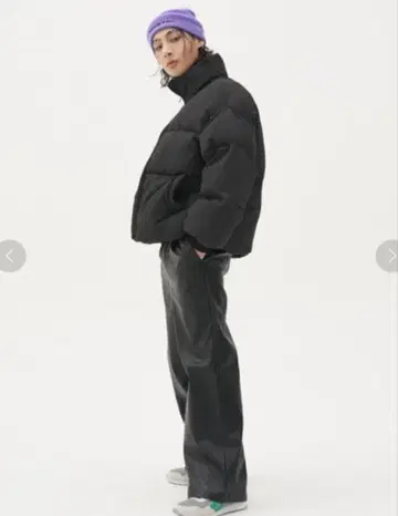 FEKETE 다운 자켓 블랙