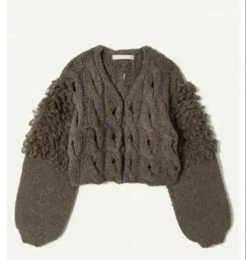 라인바네 leinwande 케이블 숏 가디건