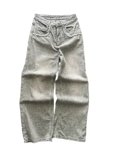 자카드 그라데이션 데님