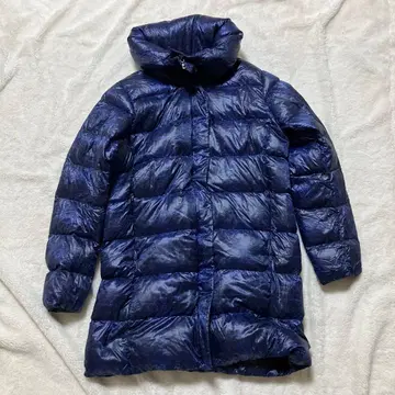 레어 컬러 유니클로 울트라 라이트 다운 사이즈 L 롱