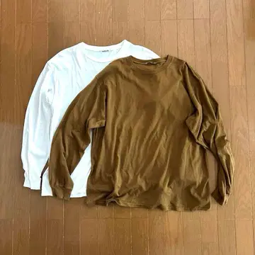 구제 의류 auralee 롱 tee 2장 세트 4