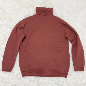 BEAUTY&YOUTH 터틀넥 니트 캐시미어 혼방 빨간색