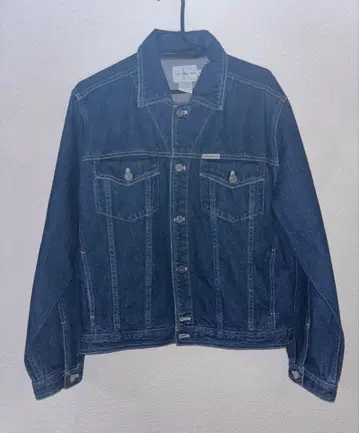 다크 데님 자켓 버튼 프론트