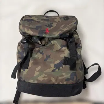 랄프 로렌 카모플라쥬 롤탑 백팩 폴로 로고