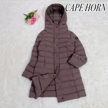 새상품급 케이프호른 산타크루즈 다운 코트 자켓 로고 모카 42