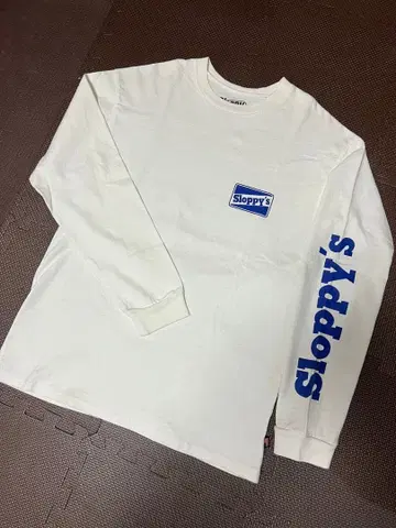 Sloppy Supply 로고 롱 슬리브 T셔츠