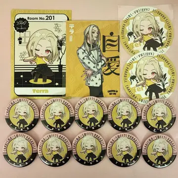 카리스마 테라 스이파라 캔뱃지 코스터 브로마이드 세트
