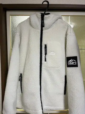 CANP7 보아 자켓 플리스 자켓 화이트