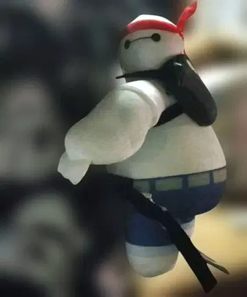 베이맥스 봉제 인형 백팩 약 30cm