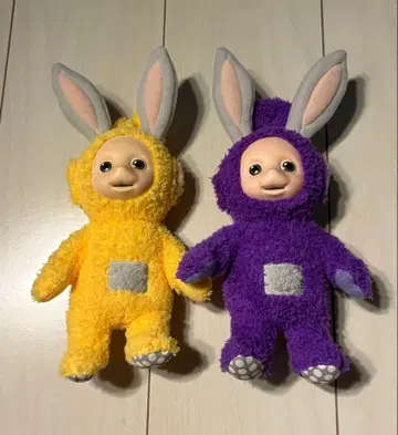 텔레토비즈 토끼 귀 봉제 인형 미사용