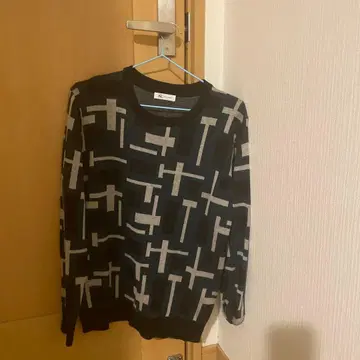 tk. 기하학 패턴 스웨터 S 사이즈
