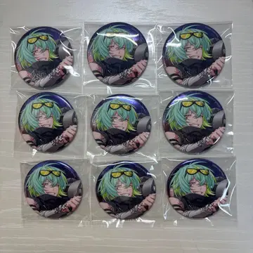 파라라이 미코시바 켄타 6주년 캔뱃지 9개 묶음 판매