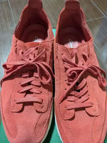 Clarks Craft Speed 크라프트 스피드 레드 스웨이드 스니커즈