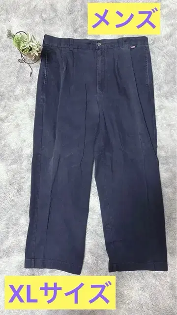 남성용 U.S. POLO ASSN. 치노 팬츠 네이비 XL