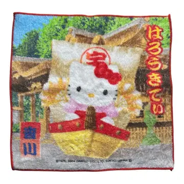 헬로키티 신사 디자인 타월 약 20cm