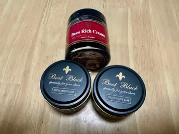 부트 블랙 신발 크림