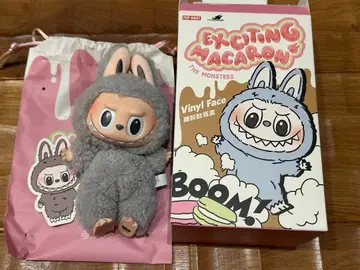 정품 POP MART Labubu 마카롱 세서미빈 개봉만 Labubu
