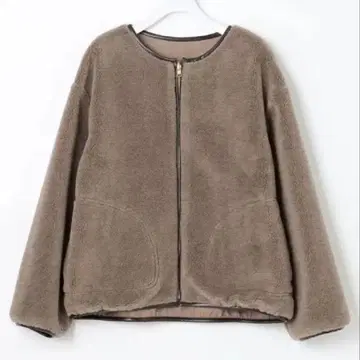 anysis 리버서블 파이핑 보아 블루종 M