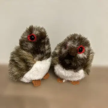 뇌조 라이쵸 봉제 인형 토야마 다테야마 무로도 2개 세트