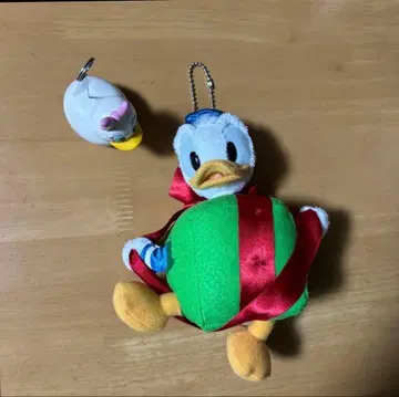 디즈니 도널드 봉제 인형 스트랩 배지 & 데이지 메모 스탠드 세트