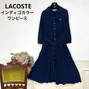 새상품급 LACOSTE 데님 컬러 인디고 원피스 타미 라프