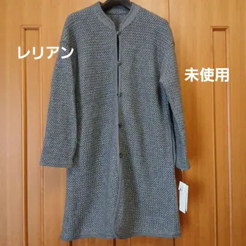[ 미사용 ] 택 포함 레리안 니트 롱 가디건 코트 9호