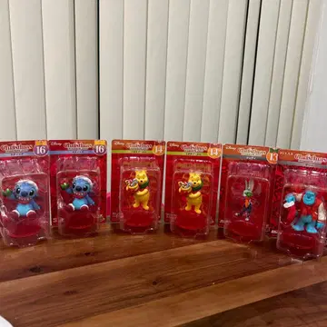 디즈니 크리스마스 피규어 6개 세트