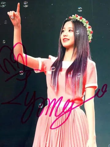 세일 중 - 장원영 친필 사인 2L 사이즈 사진 - 아이즈원 -