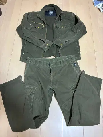 GERIDE 워크 팬츠 자켓 세트 LL 사이즈