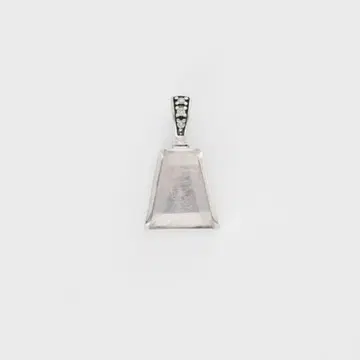 agete 목걸이 참 자수정 실버