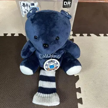 캘러웨이 곰 모양 헤드커버 한정판 네이비